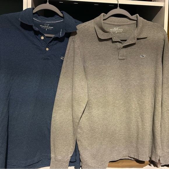 Vineyard Vines Other - Vineyard Vines Men's Polo Shirts - Blue and Gray
